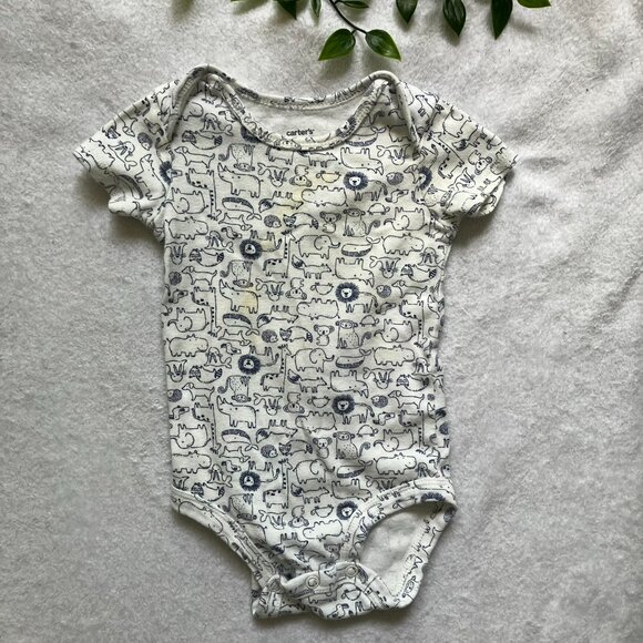Free w/ Purchase | Carter’s 6M Animal Print Bodysuit | Playwear GUC - Picture 9 of 9